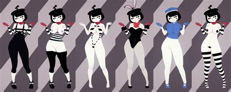 Rule 34 3 Rn3d Breasts Chuchu Derpixon Female Looking At Viewer Mime Mime And Dash Mime