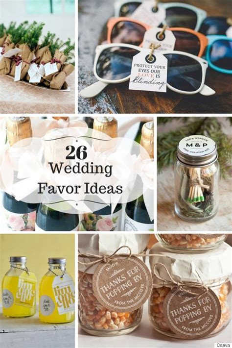 Whether your wedding theme is classic, industrial, rustic, fairytale, seasonal or bohemian, our glamorous wedding favours will delight your guests and give them lasting keepsakes. 26 Wedding Favour Ideas Your Guests Will Love | HuffPost ...