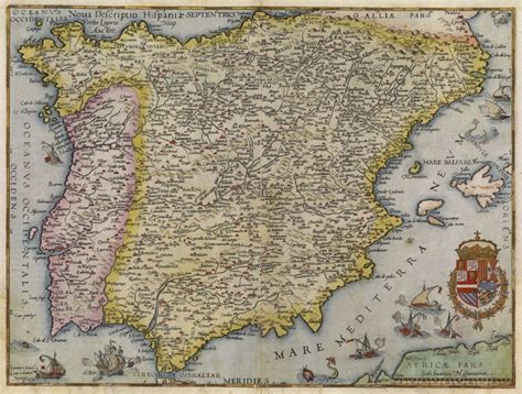 17 Preciosos Mapas Antiguos De España Con Los Que Viajar Atrás En El