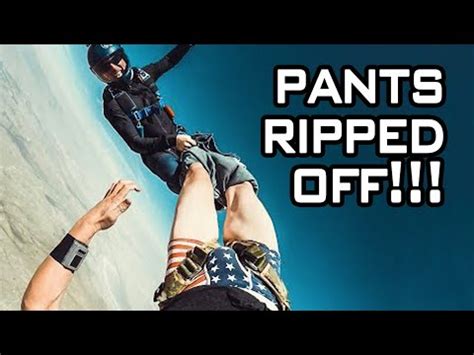 Pants Ripped Off While Skydiving YouTube
