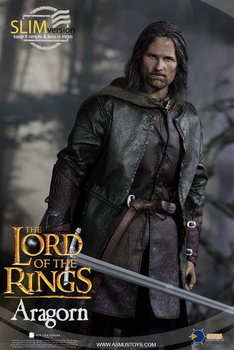 16 Scale The Lord Of The Rings Aragorn Figure Slim Version By Asmus