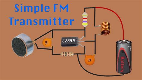 How To Make A Simple Fm Transmitter Circuit With 6 Components Youtube