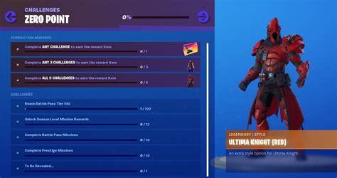 This patch begins the new season with the the b.r.u.t.e. Fortnite Season X/10 Zero Point Challenges, Level-Headed ...