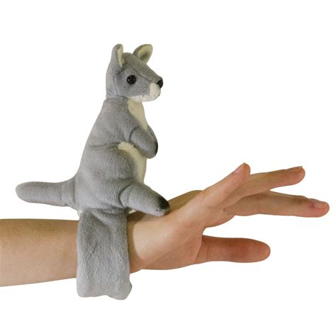 Grey Kangaroo Snapband Bocchetta Plush Toys Furtastic Friends