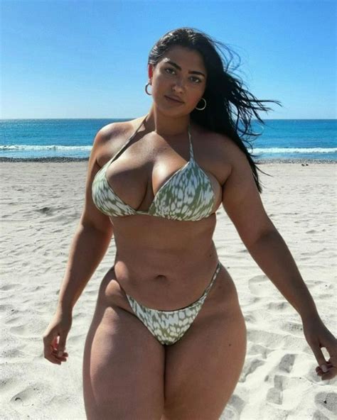 irena drezi on instagram “my happy place 🏝 prettylittlething” beautiful models curvy bikini