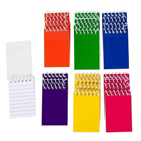 24 Pack Mini Small Spiral Notepads Notebooks Memo Pad Books Lined Paper