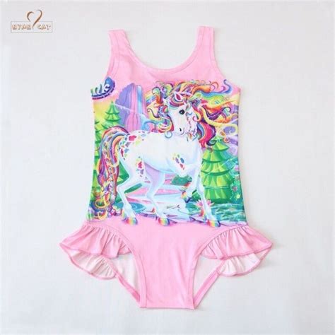 Retail New Unicorn Baby Girl Bikini One Piece Kids Girls Swimsuit Kid