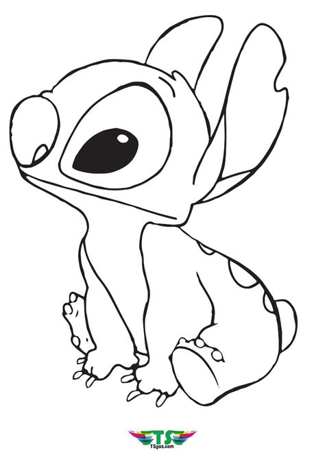 Lilo And Stitch Coloring Page For Kids Tsgos Com