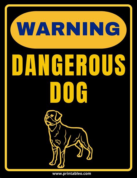 35 Beware Of Dog Signs Download Free Pintables