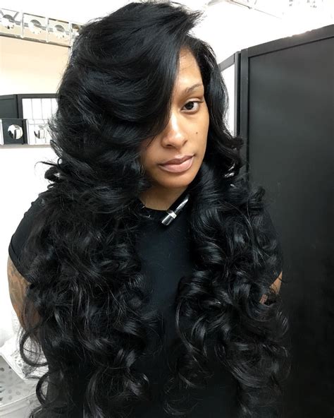 Curly Hair Sew In With Leave Out FASHIONBLOG