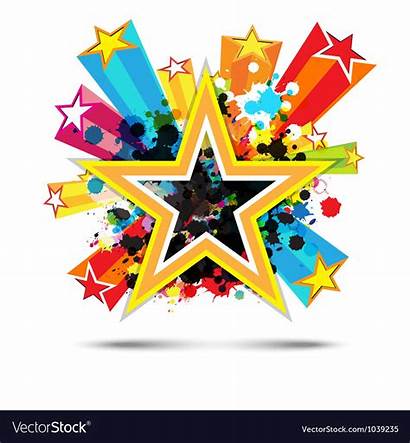 Celebration Star Background Vector Abstract Vectors