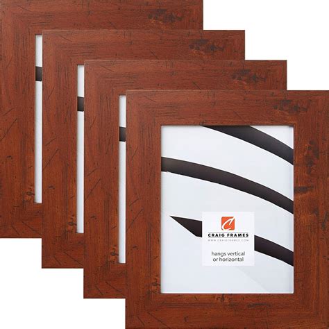 Craig Frames 8 by 10-Inch Picture Frame 4-Piece Set, Smooth Finish, 2