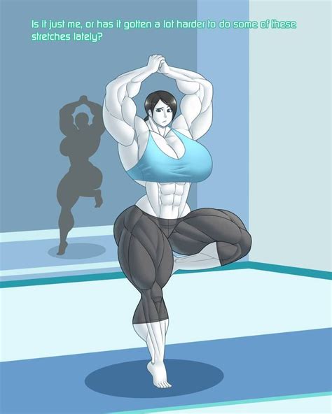 Pin On Muscle Girl Art