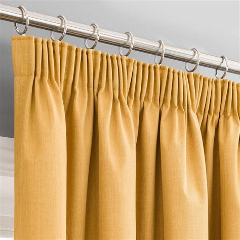 4.8 out of 5 stars 31,910. Solar Mustard Blackout Pencil Pleat Curtains in 2020 ...