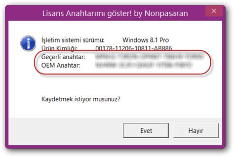 Windows Yüklü Gelen Pc De Lisans Anahtarı Bulma