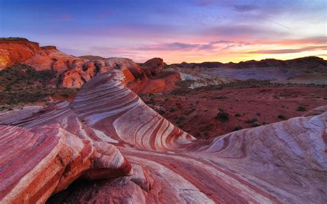 America Desert Landscape Rocks Sky Red Color Wallpaper