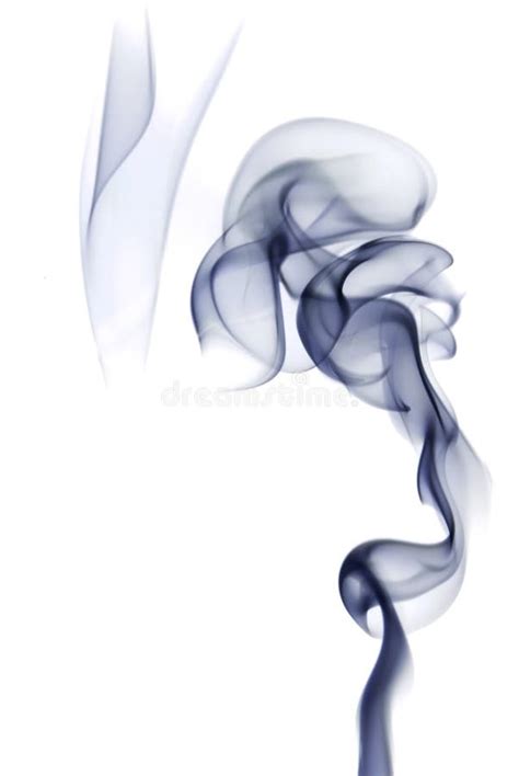 Abstract Blue Smoke On White Background Stock Image Image Of Abstract