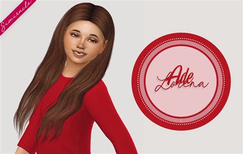 Sims 4 Child Alpha Hair
