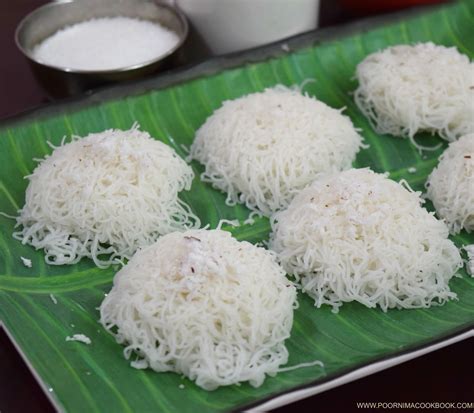 Poornimas Cook Book Idiyappam String Hoppers