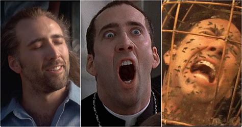 Save and share your meme collection! Nick Cage Face Off Meme