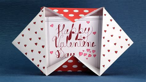 How To Make Valentine Message Card Step By Step Diy Valentine Cards