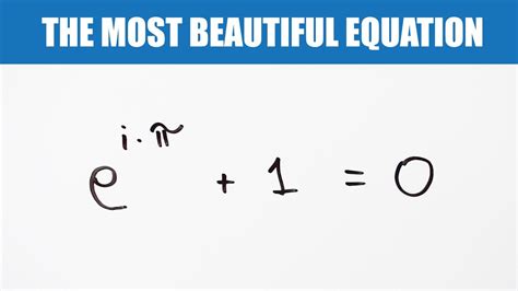 Math Quit Explaining The Most Beautiful Equation In Math Youtube