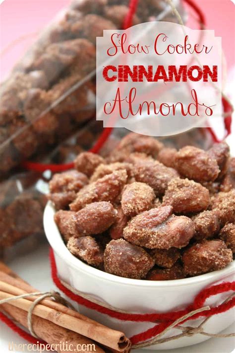 Slow Cooker Cinnamon Almonds The Recipe Critic