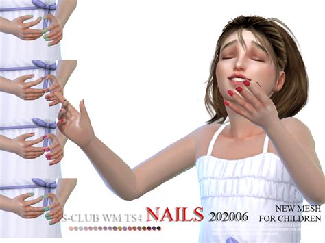 The Sims Resource S Club Ts4 Wm Nails 202006
