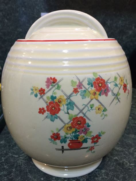 Maybe you would like to learn more about one of these? Hall Cookie Jar With Lid | Superior Kitchenware | 5 Ring ...