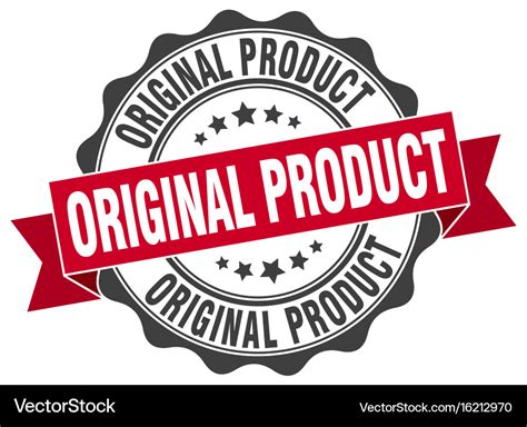 Original Product Stamp Sign Seal Royalty Free Vector Image