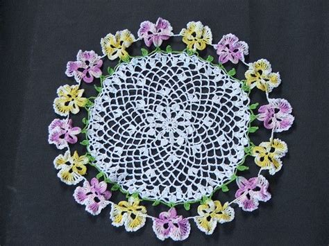Ravelry New Pansy Doily Pattern By American Thread Company Crochet For