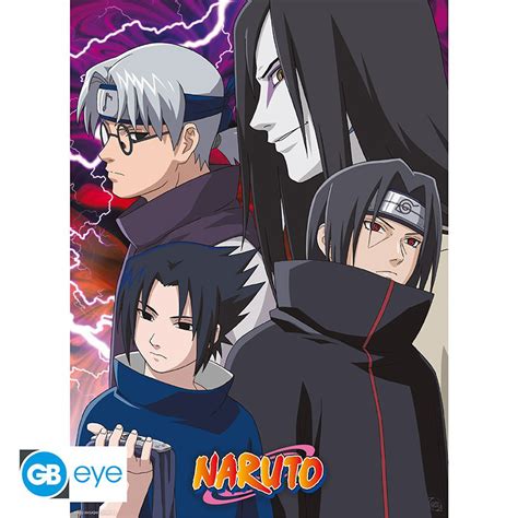 Animefanshopde Naruto Chibi Poster Set Konoha Ninjas And Deserters