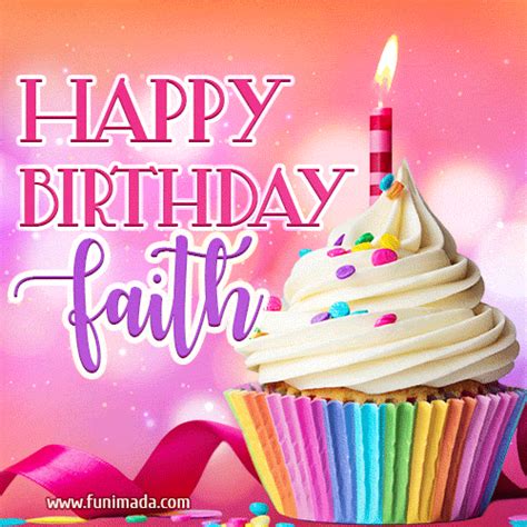 Happy Birthday Faith Lovely Animated  — Download On