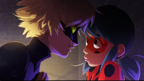 Miraculous Tales Of Ladybug And Cat Noir Kiss Lady Bug And Cat Noir