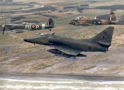 Rnzaf A4k Skyhawk Spitfire And Strikemaster Aircraft Aircraft