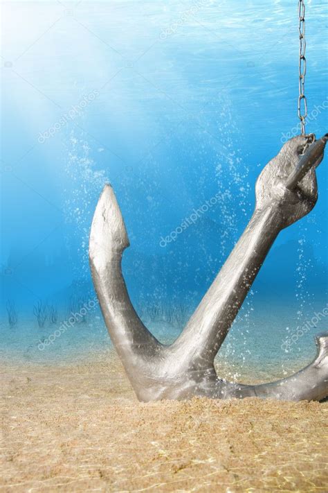 Anchor At The Bottom Of The Sea — Stock Photo © Fergregory 11322852