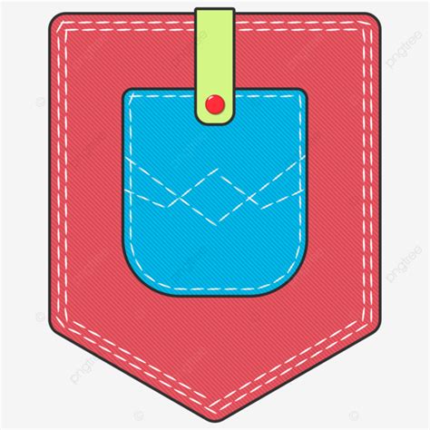 Patch Pocket With Button Button Pockets Pocket Patches Png
