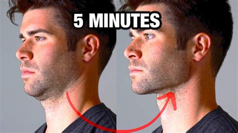 How To Get A More Defined Jawline In Only Minutes Youtube