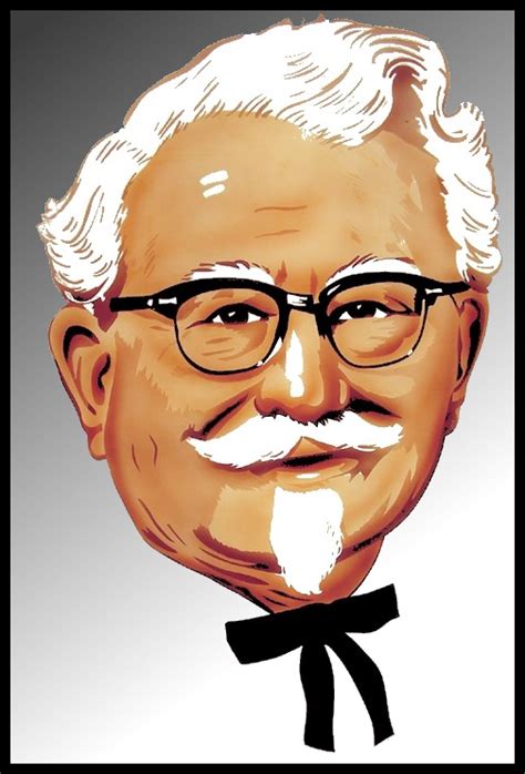 The first incarnation of the kfc logo saw the light of day in 1952. Colonel Sanders — Wikipédia