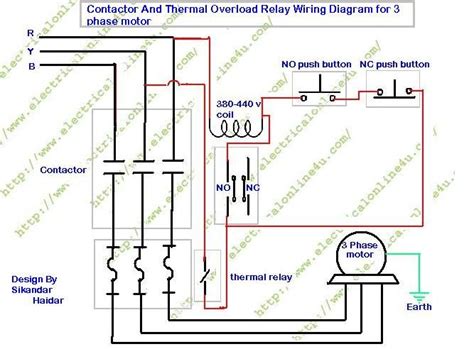 The logic relay is an electronic control relay with logic functions, timer, counter and time switch functions. Contactor 2Bwiring 2Bdiagram In Contactor And Overload ...