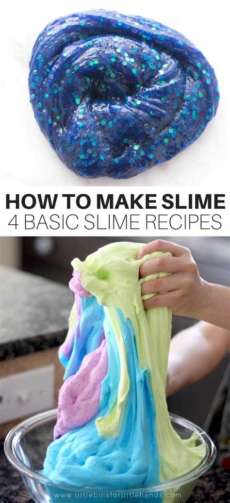 This is just how i personally like making carrds! How To Make Basic Slime Recipes the Kids will Love!