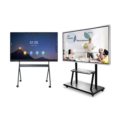 65 75 86 Inch Whiteboard 4k Display Interactive Flat Panel Multi Touch