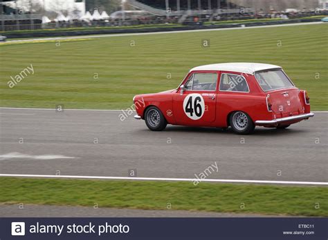 Desmond Small In A 1959 Austin A40 At The Goodwood Members Meeting