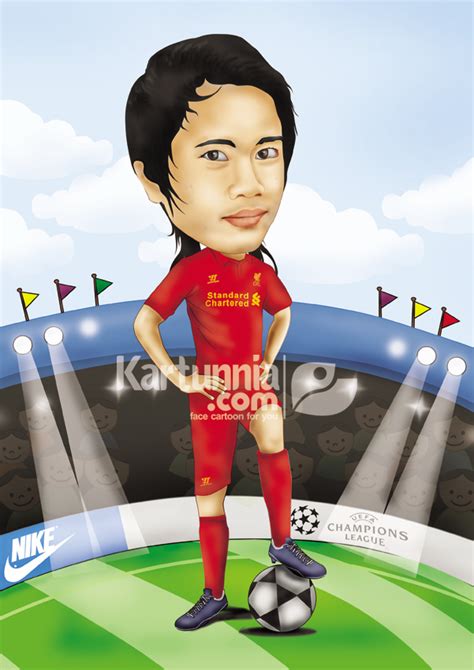 Bola sepak tradisional dibuat dari dua bentuk datar, segi lima dan segi enam. karikatur bermain sepak bola - Kartunnia.com