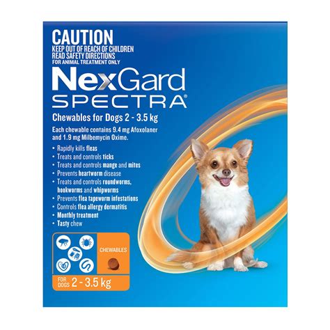 Nexgard Spectra Dogs Flea Tick Worm Control Free Shipping