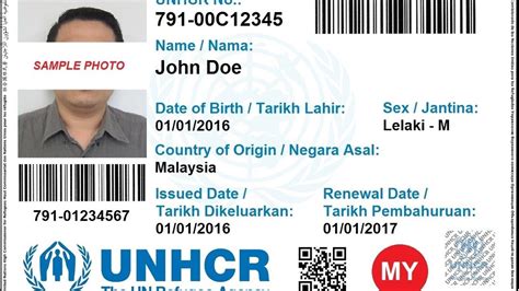 By mohammed hussein editor channel4ads. How to scan UNHCR Refugee card in Malaysia what is UNHCR ...