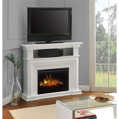 Product title dimplex pierre media console electric fireplace with. Dimplex Colleen Corner TV Stand with Electric Fireplace in ...