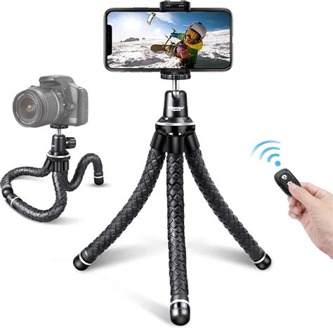 Ubeesize Flexible Cell Phone Tripod Mini Travel Tripod