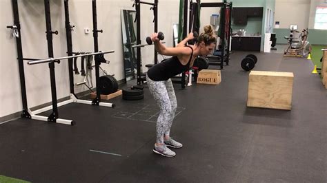 You can't do as much weight because it focuses more on the delts. Dumbbell Bent Over Fly and Lateral raise - YouTube