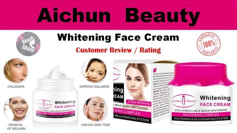 Aichun Beauty Whitening Cream Full Review Youtube
